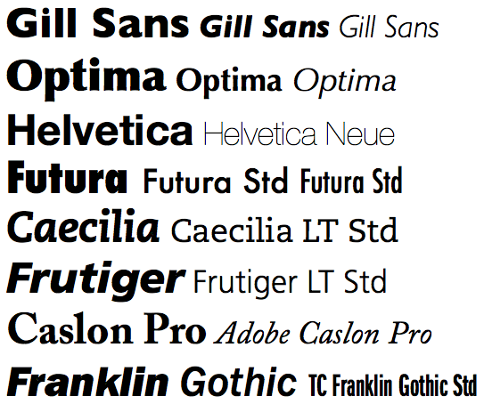 Nice Fonts